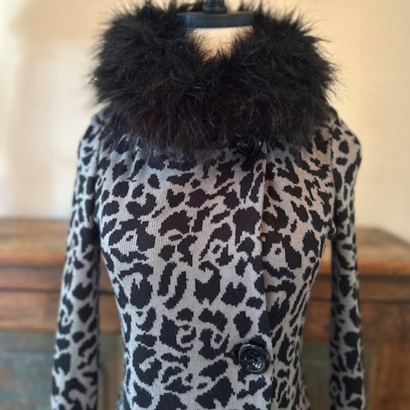 Vintage Betsey Johnson Sweater Duster Coat - Picture 4 of 11